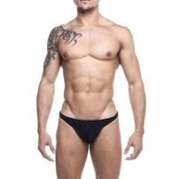 Cueca Fio Dental Básica Preta Sd Clothing