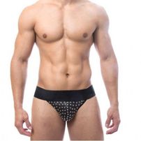 Cueca Jockstrap Tachinhas Preto Sd Clothing