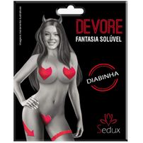 Fantasia Solúvel Devore Diabinha Sedux