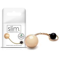 Pingente Vaginal Em Metal Bola Com Detalhe Em Pedra Sexy Fantasy