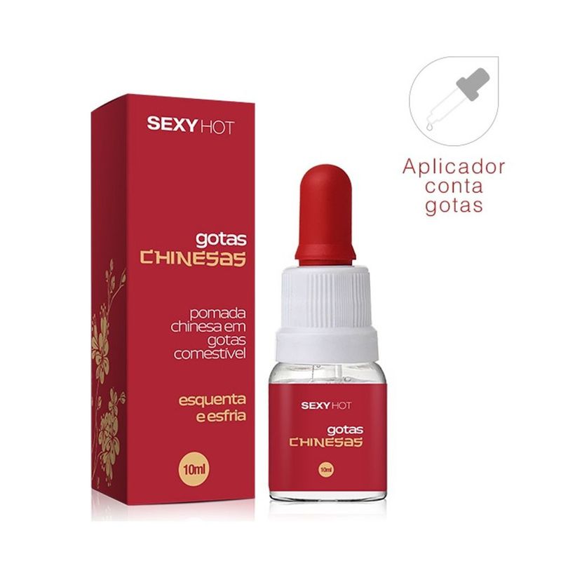 Excitante Gotas Chinesas Esquenta Esfria 10ml Adão E Eva