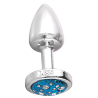 Plug Less G Cromado Com Pedra Cravejada Hard