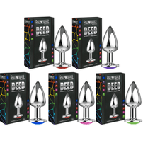 Plug Anal Cromado Deed Pau Brasil