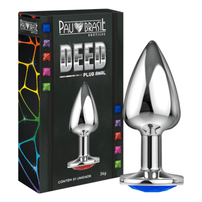 Plug Anal Cromado Deed Pau Brasil