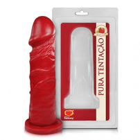 Prótese Aromatizado Sem Vibro 15,3x4cm Sexy Fantasy