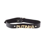 Coleira Personalizada Putinha Brasil Fetiche