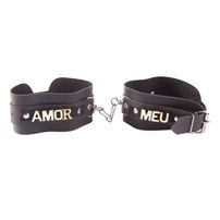 Algema Em Couro Sintético Personalizada Meu Amor Brasil Fetiche