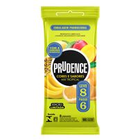 Preservativo Cor E Sabor Mix Com 8 Unid. Prudence