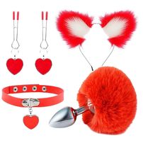 Kit Sensual Raposa Com Rabo De Coelho Mega Import
