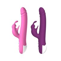 Vibrador Rotativo Com Estimulador Clitoriano Importação