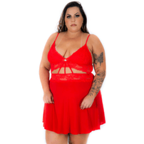 Camisola Sensual Joyce Plus Size Pimenta Sexy