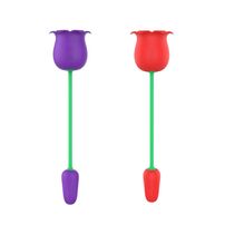 Estimulador 2 Em 1 Com Formato De Flor Importação