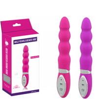 Vibrador Em Silicone Wild Pearls Beads Vibe Importação