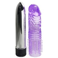 Vibrador Personal Com Capa Formato Pênis Importação