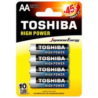 Pilha Alcalina AA Com 4unid. Toshiba