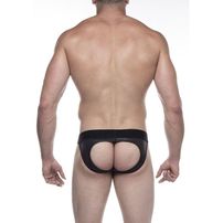 Cueca Open Back Preto Cirre Sd Clothing