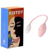 Mini Vibrador Duplo Com 5 Vibrações E Sucções Importação