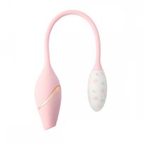 Mini Vibrador Duplo Com 5 Vibrações E Sucções Importação