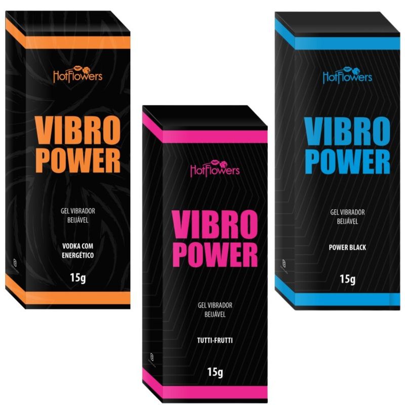 Vibrador Líquido Vibro Power 15g Hot Flowers 2180