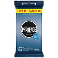 Preservativo Lubrificado Super Sensível Com 12 Unid. Prudence