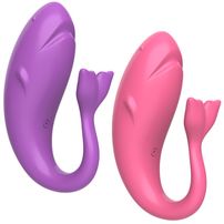 Vibrador Para Casais Em Formato De Baleia Com Controle Remoto Importação