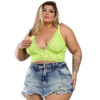 Cropped Tata Plus Size Tallyta