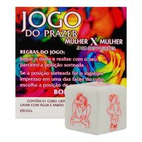 Dado Do Prazer Lésbico Simples Diversão Ao Cubo