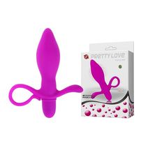 Plug Anal Silicone 10 Vibrações Pretty Love Importação