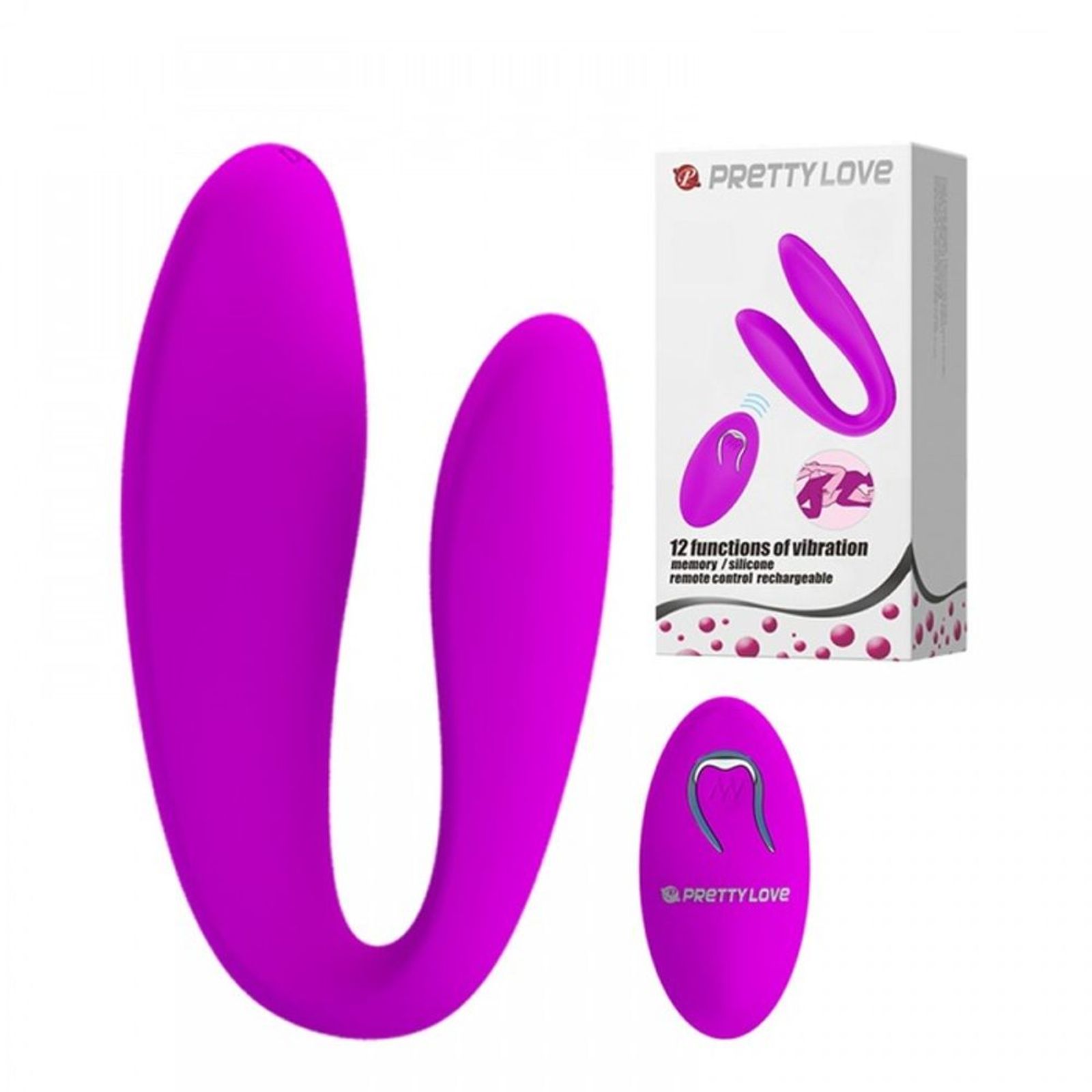 Vibrador Para Casal Com 12 Vibrações E Controle Wireless Importação