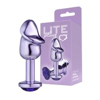 Plug Anal Roxo Com Pedra Sexy Fantasy