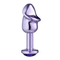 Plug Anal Roxo Com Pedra Sexy Fantasy