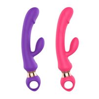 Vibrador Com Glande E Estimulador Clitoriano Importação