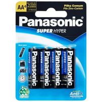 Pilha Aa Comum Com 4 Unid. Panasonic