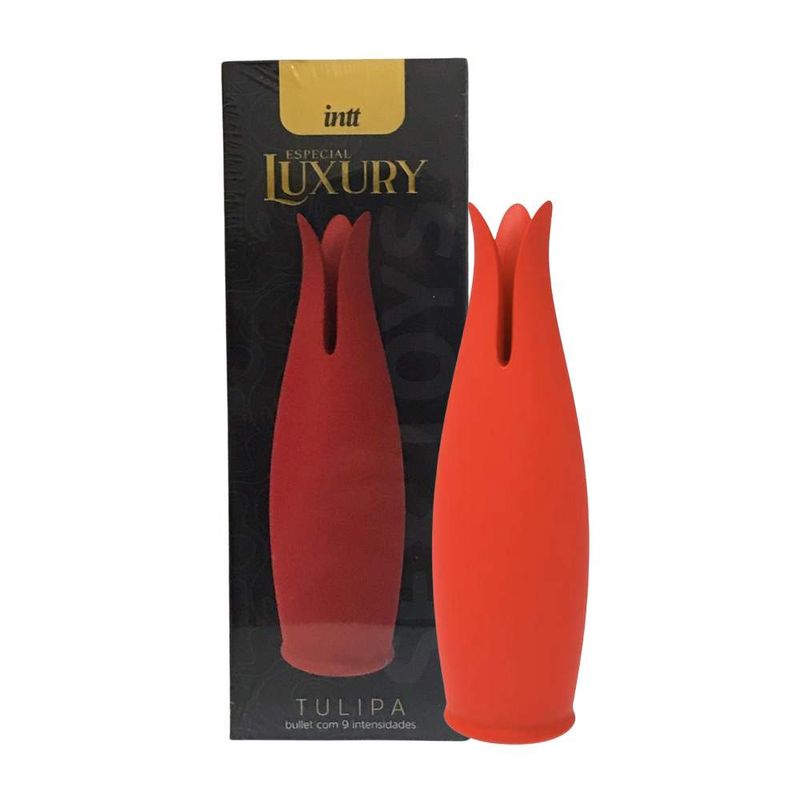 Vibrador Bullet Tulipa Luxury Intt com embalagem