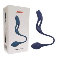 Anel Peniano Com Estimulador De Clitóris E Plug Anal Mega Import