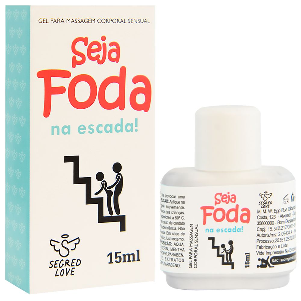 Gel Beijável Seja Foda Na Escada 15ml Segred Love