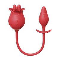 Vibrador Rosa Com Estimulações Importação