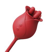 Vibrador Rosa Com Estimulações Importação