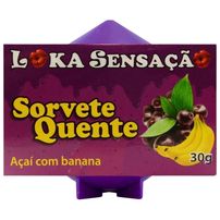 Vela Comestível Sorvete Quente 30g Loka Sensação