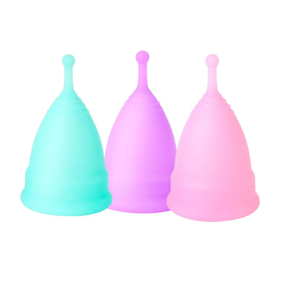 Kit com 2 Coletores Menstruais de Silicone