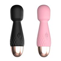 Mini Massageador Macio Recarregável Com 10 Vibrações Importação