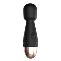 Mini Massageador Macio Recarregável Com 10 Vibrações Importação