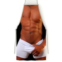 Avental Erótico Homem De Cueca Branca Pimenta Sexy