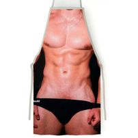 Avental  Erótico Homem Com Cueca Preta Pimenta Sexy