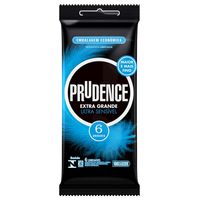 Preservativo Extra Grande Ulta Sensível Com 6 Unid. Prudence