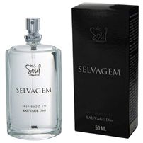 Deo Colônia Masculina Selvagem  50ml Soul Cosméticos