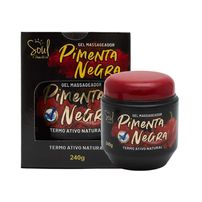 Pomada Para Massagem Pimenta Negra 240g Soul Cosméticos