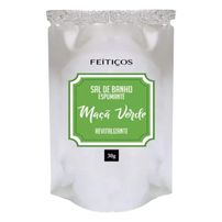 Sal de Banho Espumante Sachê Maçã Verde 30g Feitiços Validade 07/2025