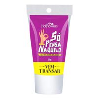Gel Anestésico Só Pensa Naquilo 25g Hot Flowers Validade 07/2025