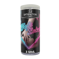 Bolinha Funcional Satisfaction Fofa Loka Com 3 Unid. Ies Validade 07/2025